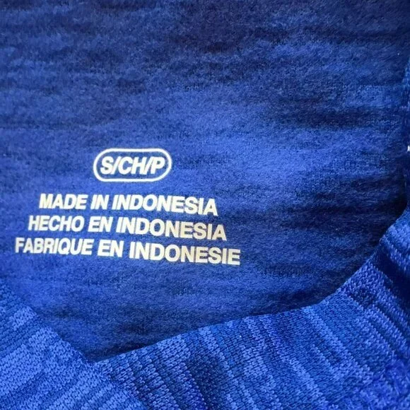 VF Imagewear Hooded Sweatshirt Pullover Running Women's Size Small in Royal Blue - Picture 8 of 9